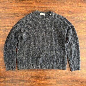 Buck Mason Navy Marled Knit Sweater